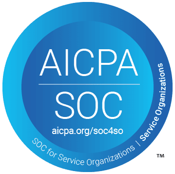 AICPA SOC Service Organizations Logo for SOC 2 compliance