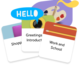 Gráfico de selección de categoría de Rosetta Stone